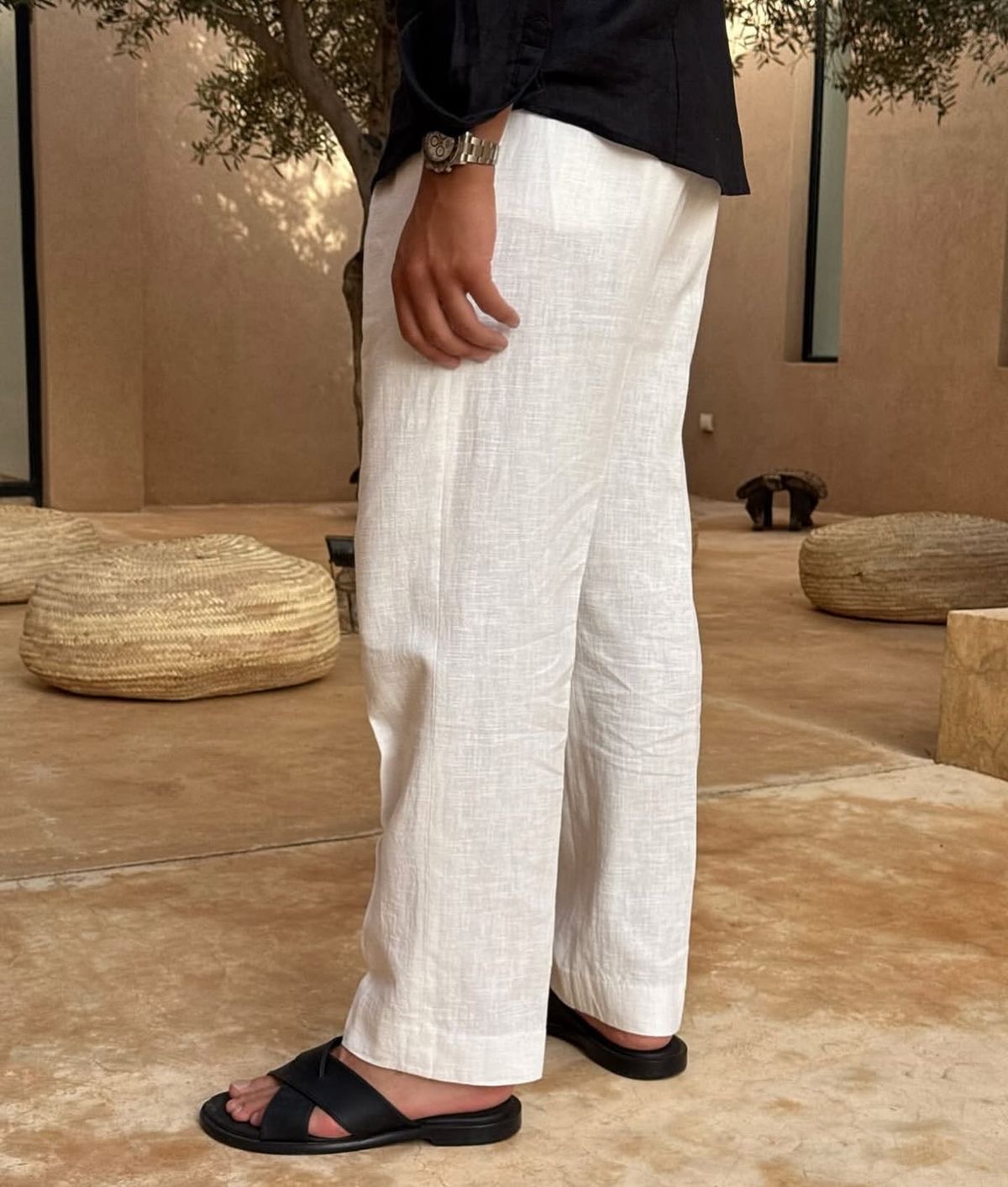 Men Linen Comfortable Pants.