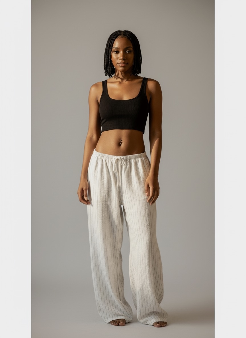 Homebody Linen Pattern Pants.