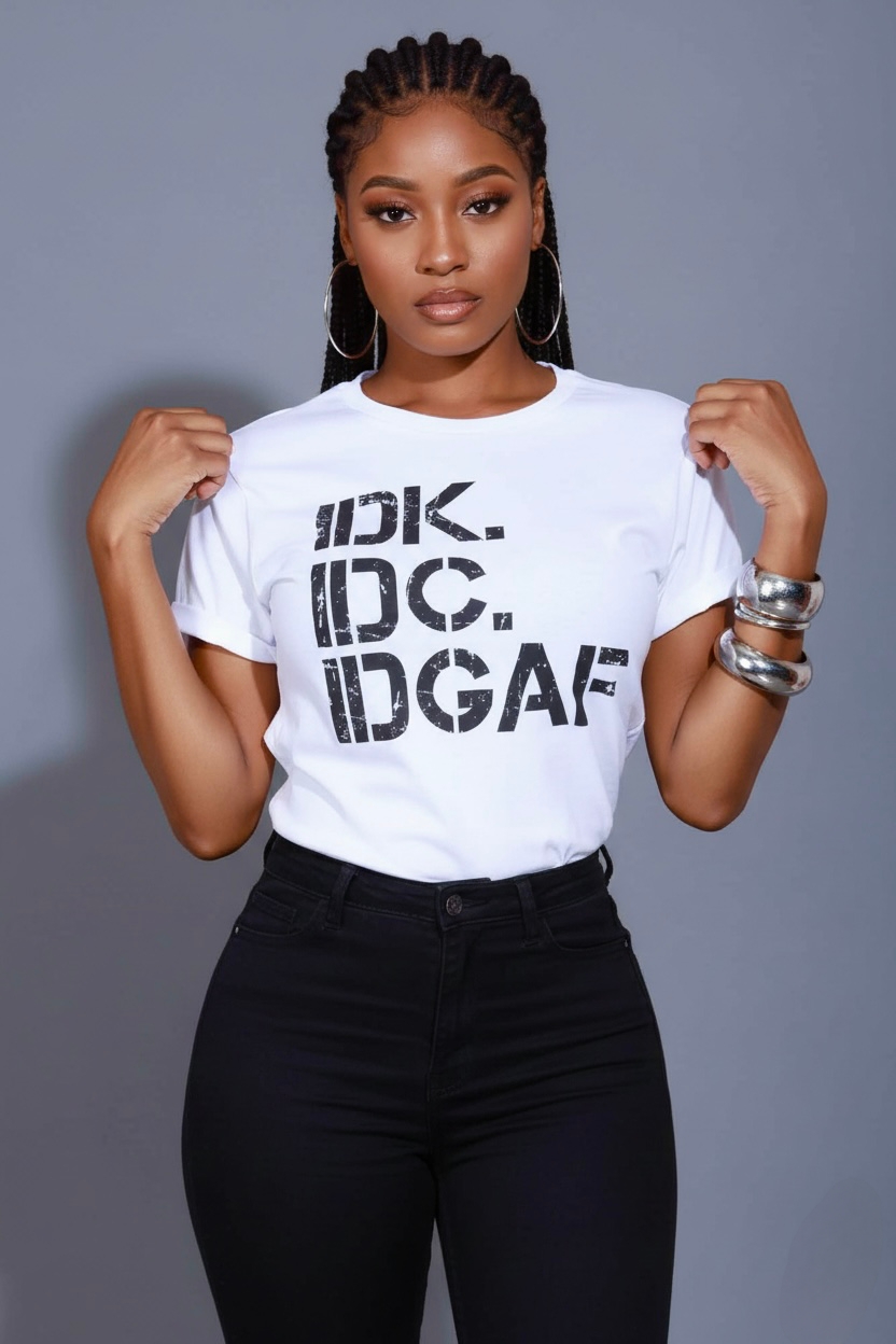 IDK,IDGAF TEE.
