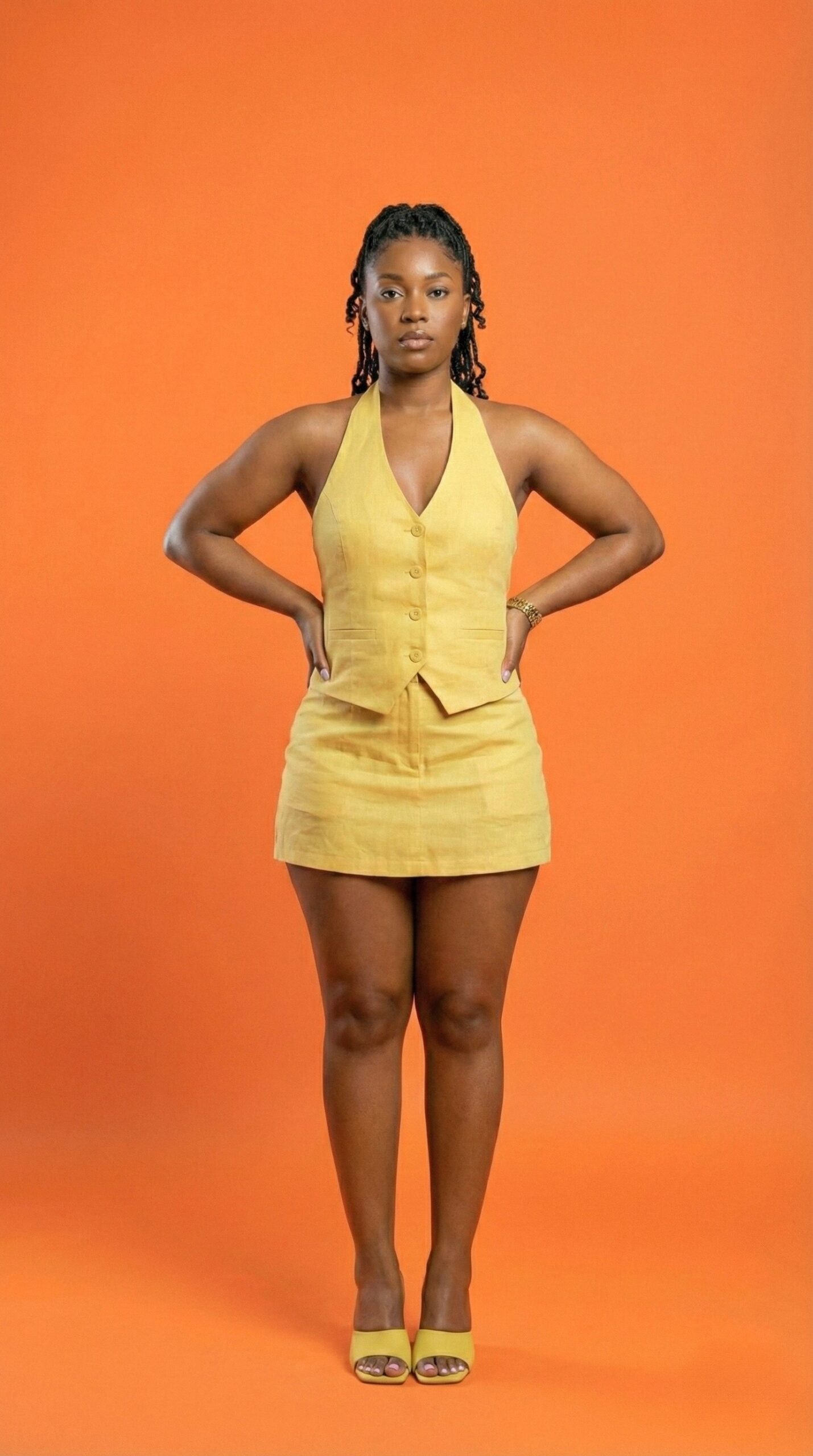 Sunshine Vest and Skirt Set