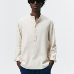 The Beige Hensley Shirt.